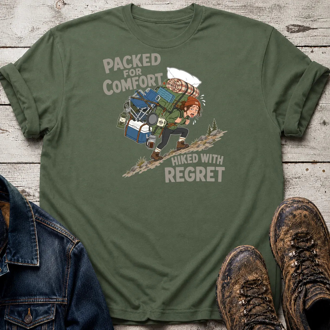 Comfort T-Shirt Military Green / S