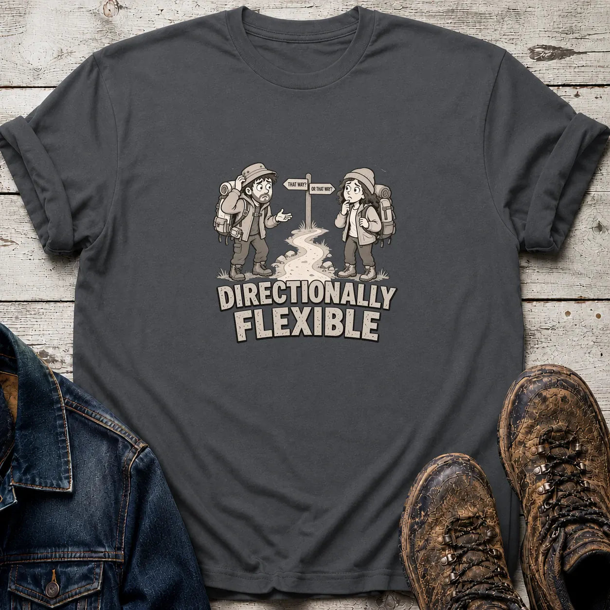 Directionally Flexible T-Shirt S / Charcoal