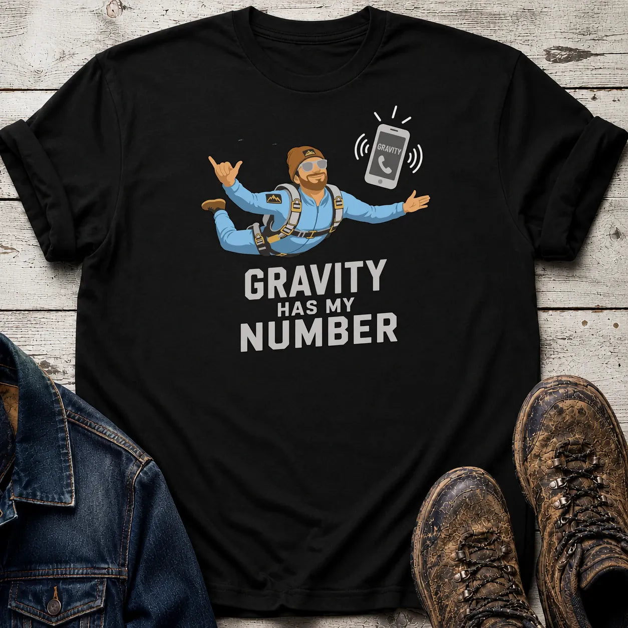 Gravity T-Shirt Black / S