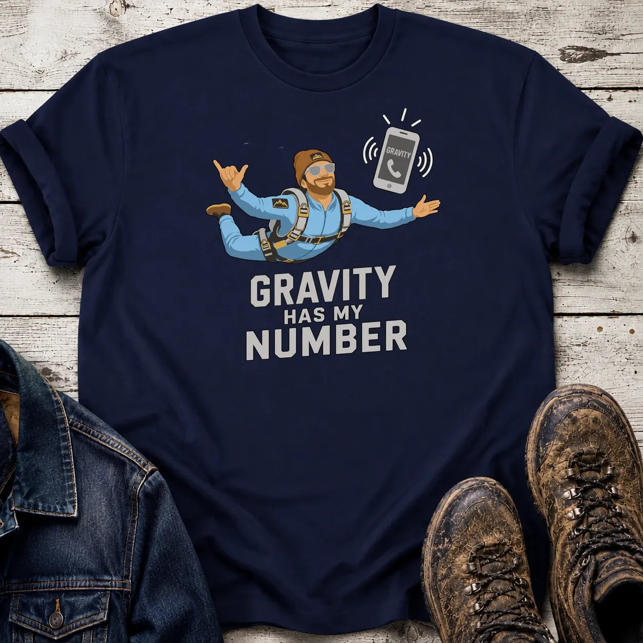 Gravity T-Shirt Navy / S