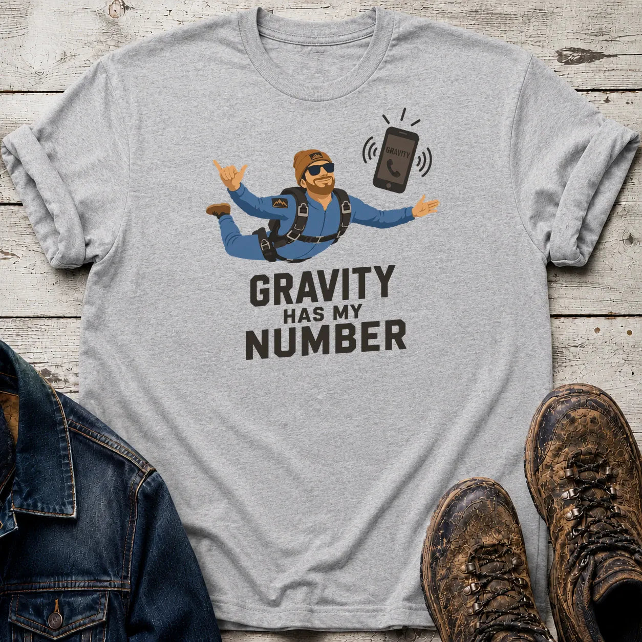 Gravity T-Shirt Sport Grey / S