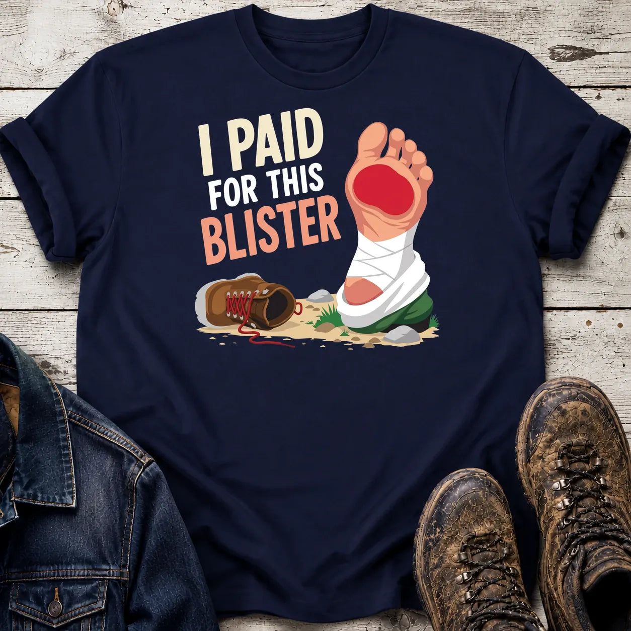 I Paid T-Shirt Navy / S
