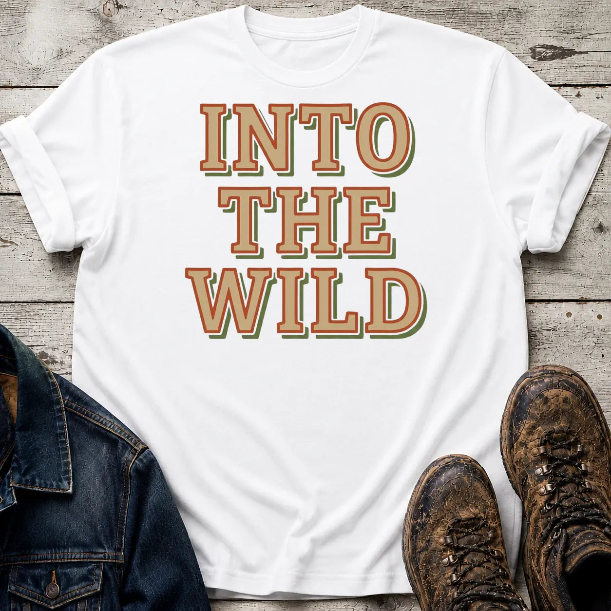 Into The Wild T-Shirt White / S