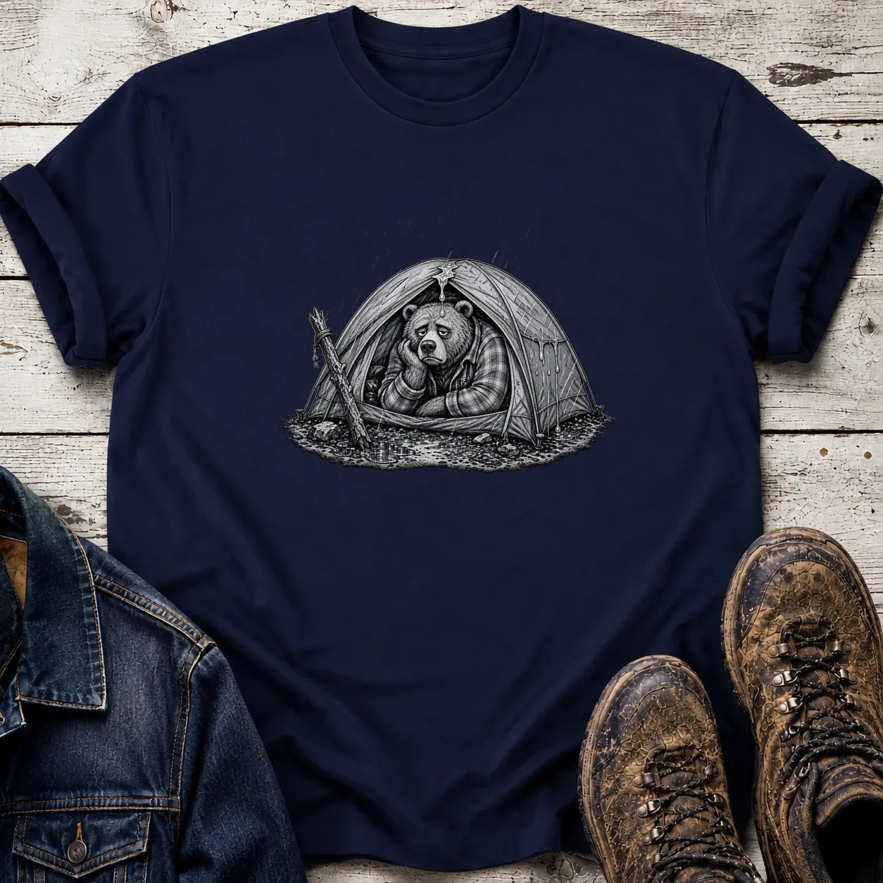 It's Raining T-Shirt S / Navy