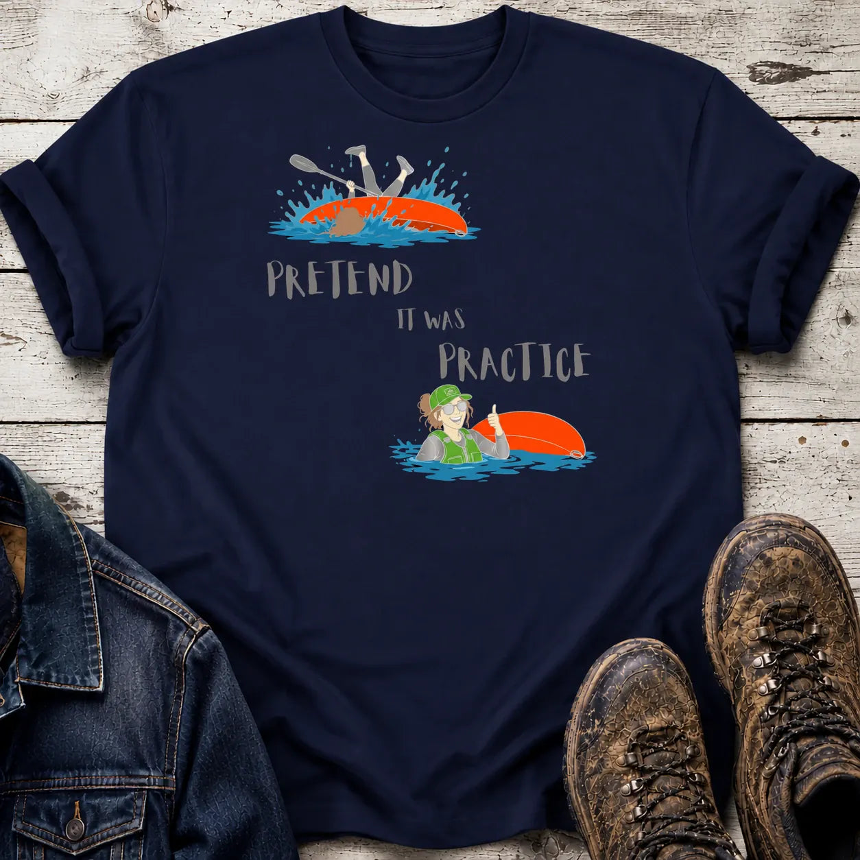 It Was Practice T-Shirt Navy / S