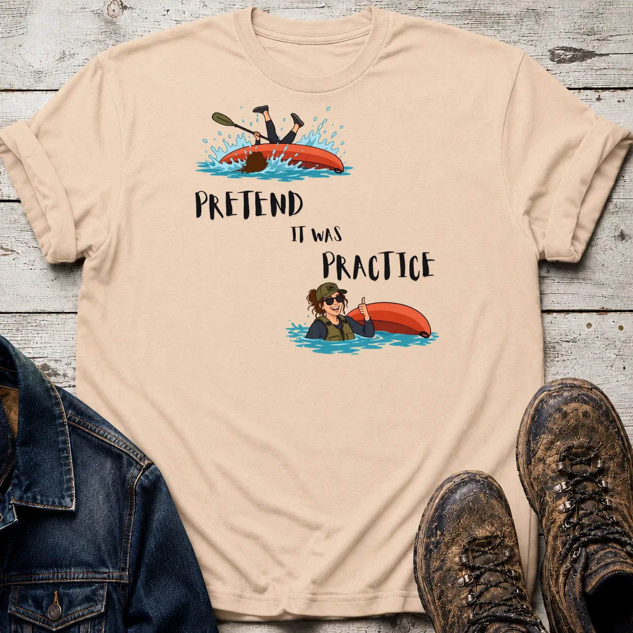 It Was Practice T-Shirt Sand / S