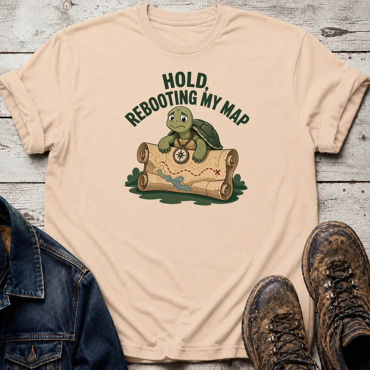 Map Reboot T-Shirt S / Sand