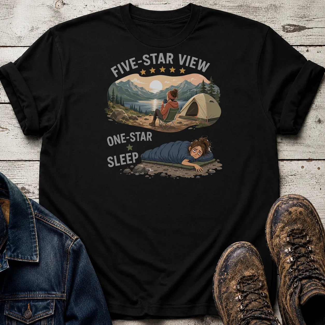 One Step T-Shirt Black / S