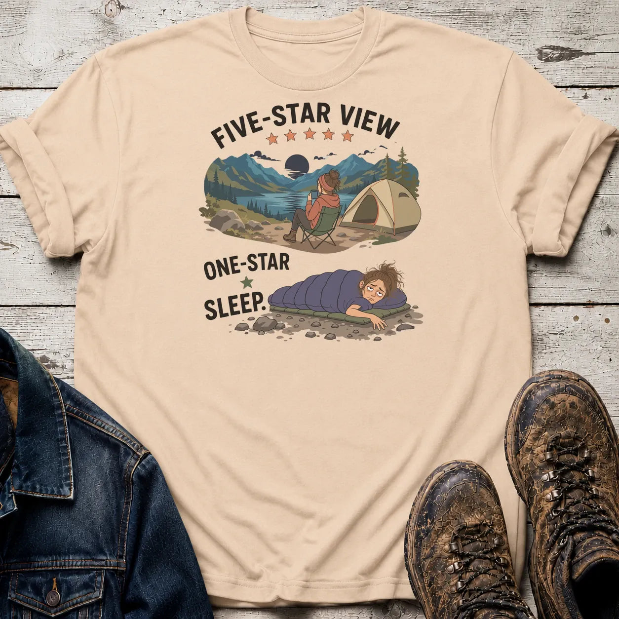 One Step T-Shirt Sand / S