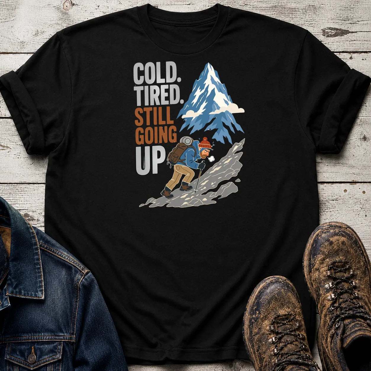 Still Going Up T-Shirt Black / S