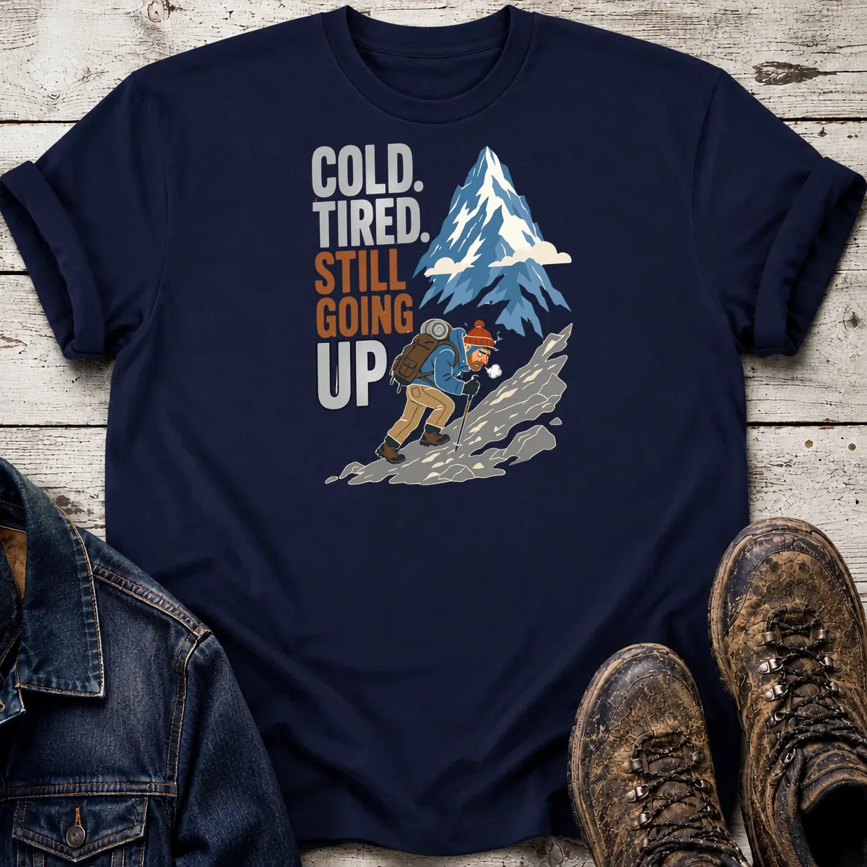 Still Going Up T-Shirt Navy / S
