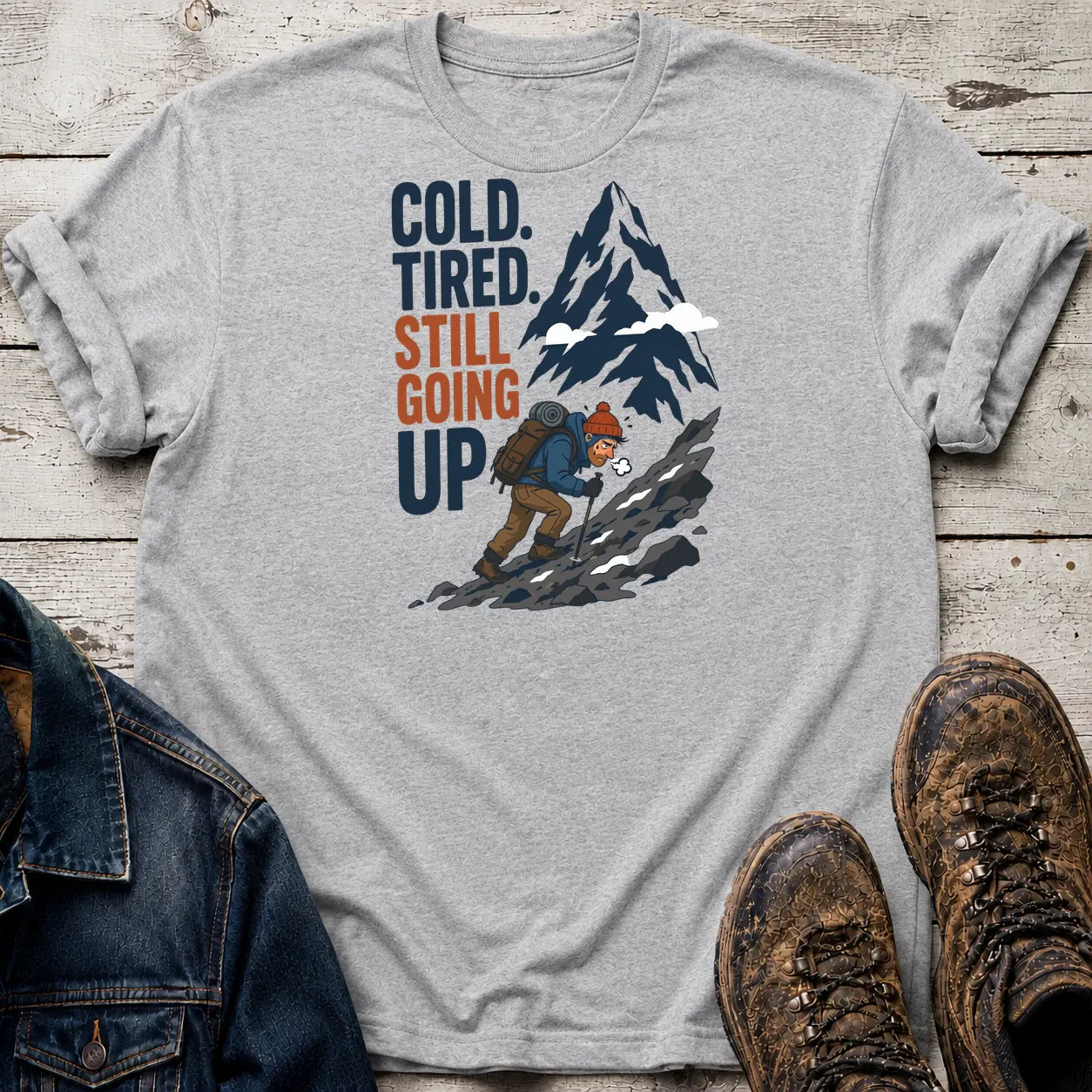 Still Going Up T-Shirt Sport Grey / S