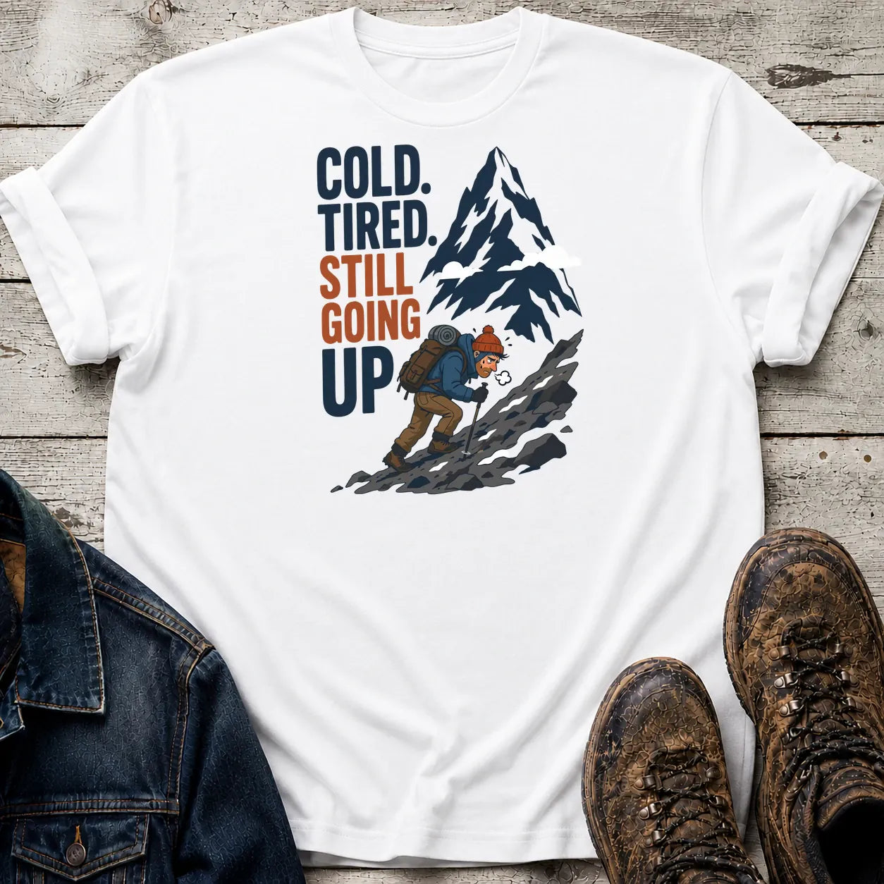 Still Going Up T-Shirt White / S