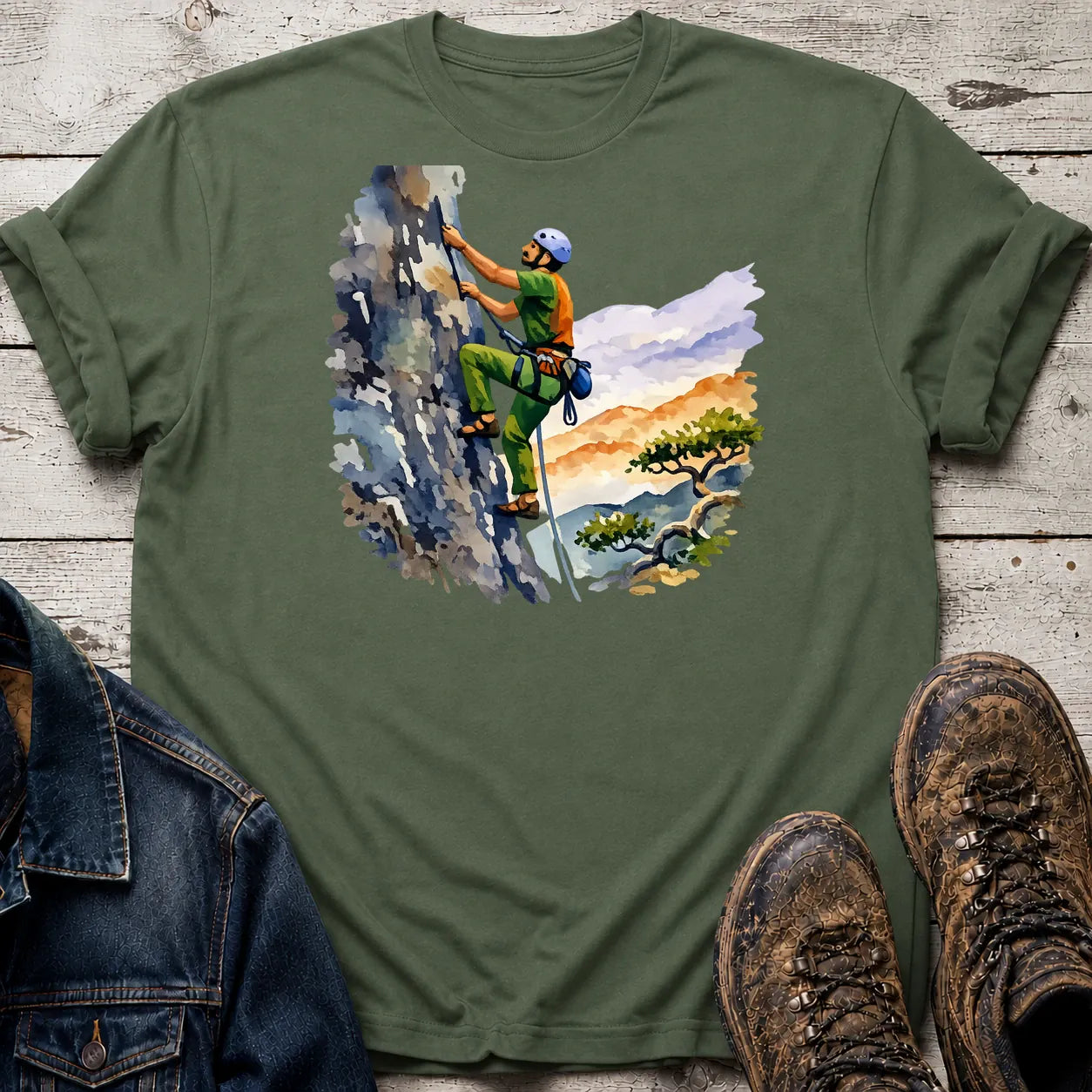 Styling T-Shirt Military Green / S